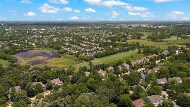 7488 Bittersweet Dr, Gurnee, IL 60031 - aerial overview of property's location featuring a large body of water and nearby suburban area
