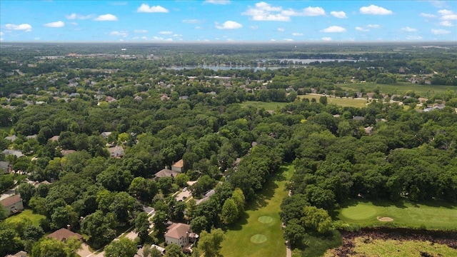 7488 Bittersweet Dr, Gurnee, IL 60031 - bird's eye view of a local golf course and a heavily wooded area
