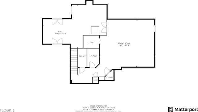 7488 Bittersweet Dr, Gurnee, IL 60031 - view of floor plan / room layout