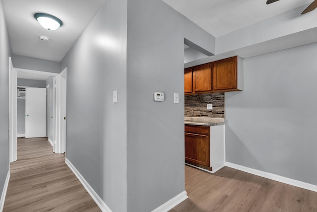 6 E Dundee Quarter Dr Unit 101, Palatine, IL 60074 - corridor featuring light wood-style floors and baseboards