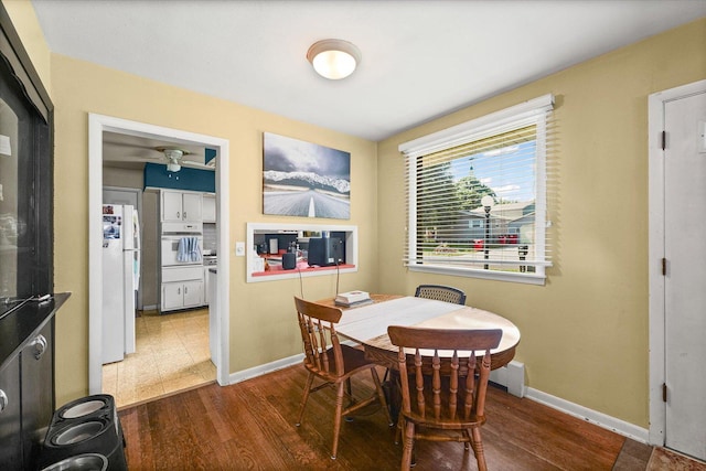 205 Buena Vista Dr, Champaign, IL 61820 - dining area with wood finished floors