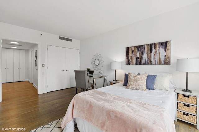 161 E Chicago Ave Unit 27C, Chicago, IL 60611 - bedroom featuring wood finished floors and a closet