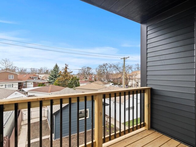 2640 N 76th Ct, Elmwood Park, IL 60707 - balcony featuring a residential view