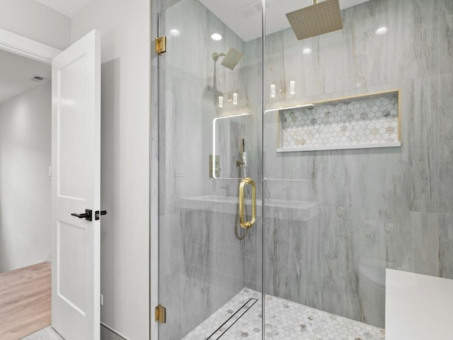 2640 N 76th Ct, Elmwood Park, IL 60707 - full bathroom featuring a marble finish shower