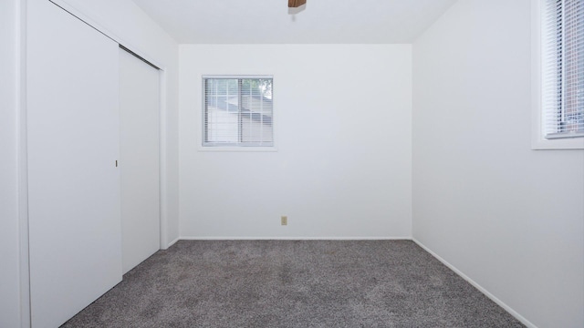 17 Kingswood Dr, Normal, IL 61761 - unfurnished bedroom with carpet floors, a closet, and ceiling fan