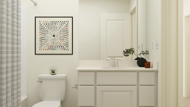 572 Waterford Rd, Elgin, IL 60124 - bathroom featuring vanity and shower / bathtub combination with curtain