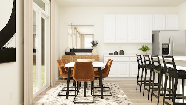 572 Waterford Rd, Elgin, IL 60124 - dining room with light wood finished floors