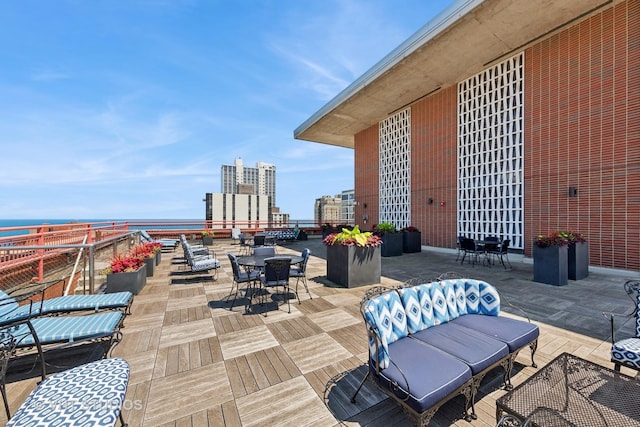 1325 N State Pkwy Unit 6D, Chicago, IL 60610 - view of patio featuring outdoor dining area