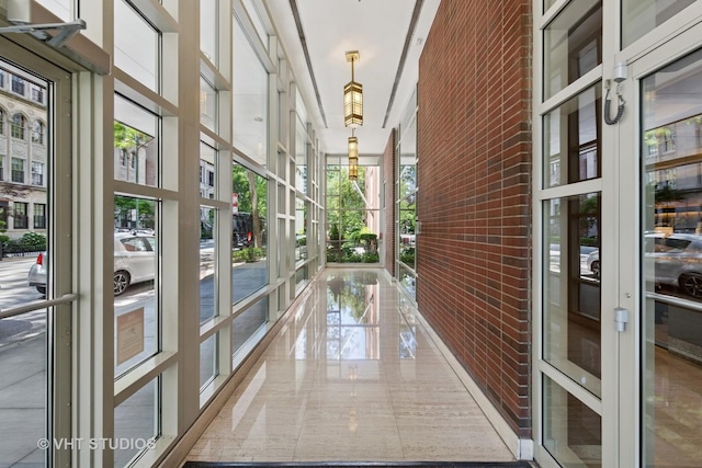 1325 N State Pkwy Unit 6D, Chicago, IL 60610 - corridor with wine cooler