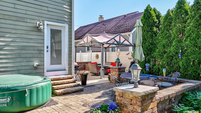 1315 W Jackson St, Ottawa, IL 61350 - view of patio / terrace featuring outdoor dining area