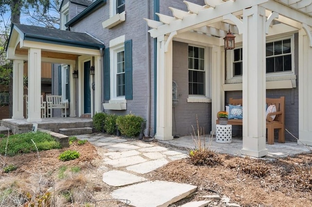 32 Valley Rd, Highland Park, IL 60035 - entrance to property with brick siding and a porch