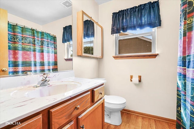 2006 Westmore Grove Dr, Plainfield, IL 60586 - full bathroom featuring vanity, wood finished floors, and a shower with curtain