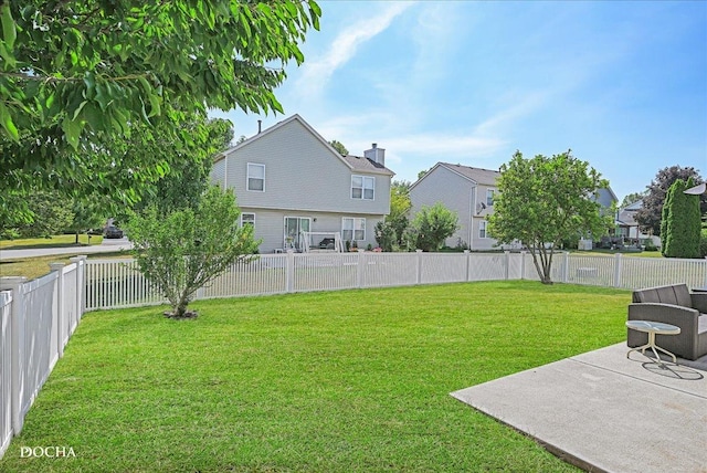 2006 Westmore Grove Dr, Plainfield, IL 60586 - fenced backyard with a patio area and a residential view