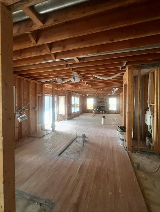 223 Darien Ln, Sleepy Hollow, IL 60118 - miscellaneous room featuring hardwood / wood-style floors