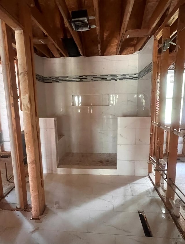 223 Darien Ln, Sleepy Hollow, IL 60118 - bathroom featuring a tile shower