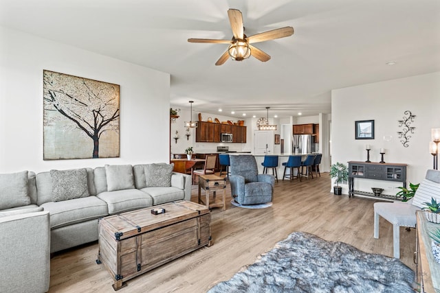 1664 Windsor Rd, Pingree Grove, IL 60140 - living area featuring light wood finished floors and a ceiling fan