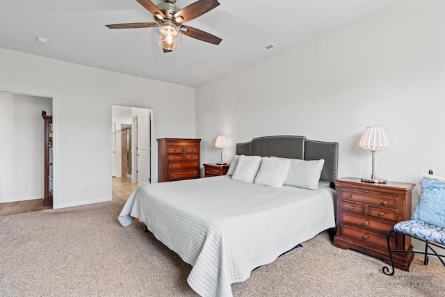 1664 Windsor Rd, Pingree Grove, IL 60140 - bedroom with light colored carpet and ceiling fan