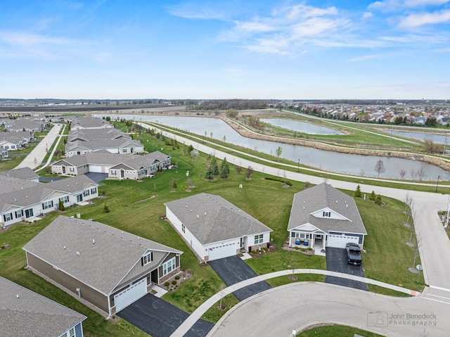 1664 Windsor Rd, Pingree Grove, IL 60140 - aerial perspective of suburban area with a large body of water