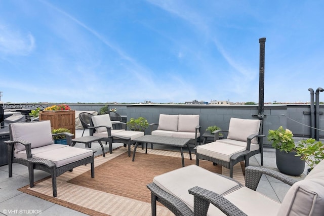 1523 N Western Ave Unit 2A, Chicago, IL 60622 - view of patio featuring outdoor lounge area