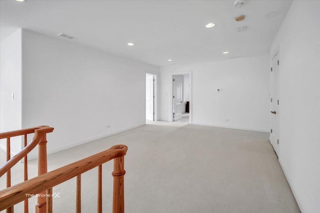 3550 E Ari Dr, Glenview, IL 60025 - unfurnished room featuring recessed lighting, light colored carpet, and a smoke detector