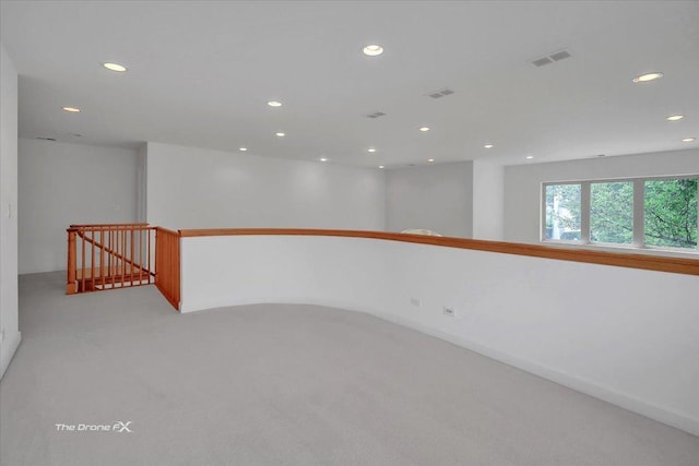 3550 E Ari Dr, Glenview, IL 60025 - spare room with recessed lighting and light carpet