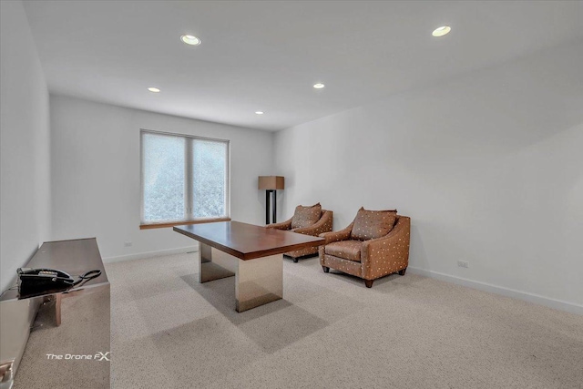 3550 E Ari Dr, Glenview, IL 60025 - office with recessed lighting and light carpet