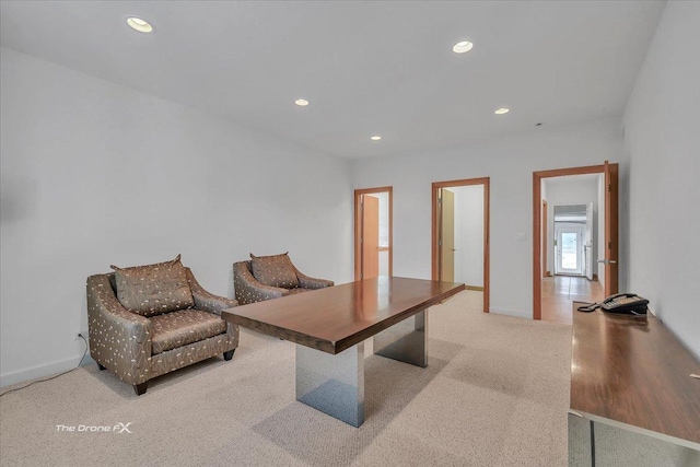 3550 E Ari Dr, Glenview, IL 60025 - interior space with carpet flooring and recessed lighting