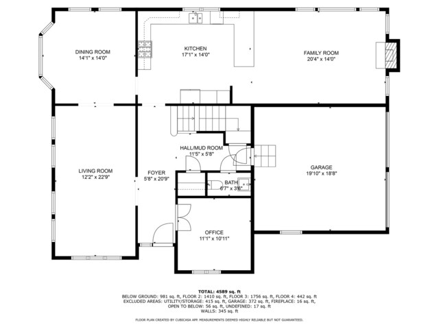 1000 S Madison Ave, La Grange, IL 60525 - view of home floor plan