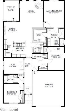 2351 Cannon Dr, Pingree Grove, IL 60140 - view of property floor plan