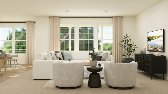 2909 Kelly Dr, Elgin, IL 60124 - living room featuring wood finished floors