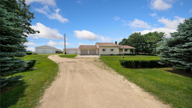 10245 W Penn Cor, Polo, IL 61064 - single story home with a front yard, driveway, and a garage