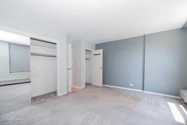 3900 N Lake Shore Dr Unit 3E, Chicago, IL 60613 - unfurnished bedroom featuring carpet, radiator, and baseboard heating