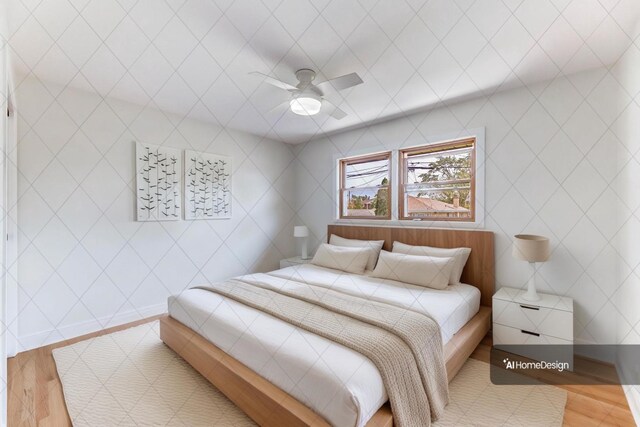 1441 Forest Rd, La Grange Park, IL 60526 - bedroom featuring a ceiling fan and baseboards