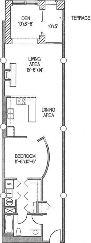 1000 W Washington Blvd Unit 320, Chicago, IL 60607 - view of home floor plan