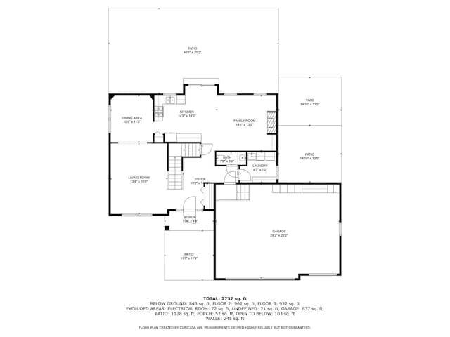 1581 Kenmore Ave, Aurora, IL 60505 - view of floor plan / room layout