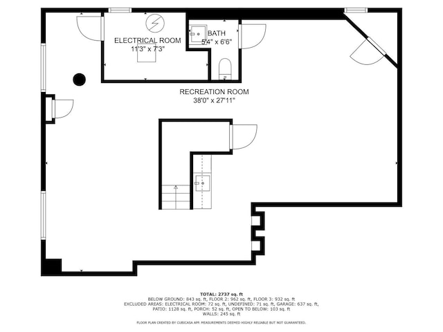 1581 Kenmore Ave, Aurora, IL 60505 - view of property floor plan