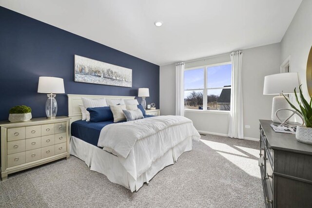2621 Harnish Dr, Algonquin, IL 60102 - bedroom with light carpet and recessed lighting