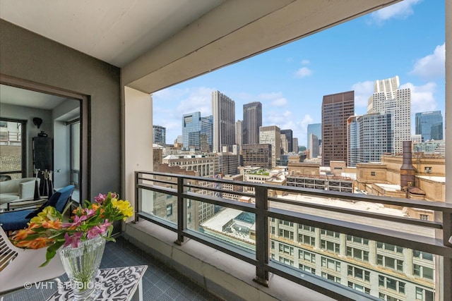 130 N Garland Ct Unit 2612, Chicago, IL 60602 - balcony featuring a view of skyline