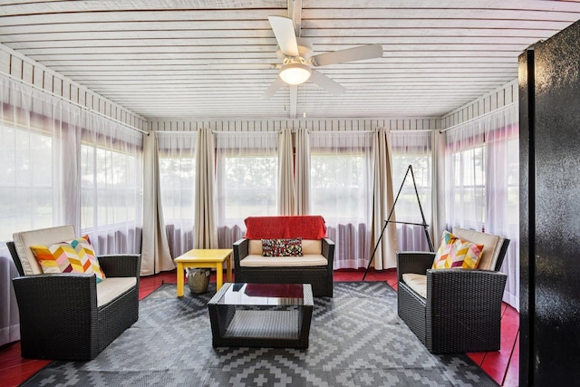 1745 Lyndale Rd, Aurora, IL 60506 - sunroom / solarium with wood finished floors