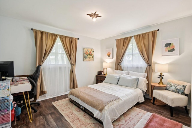 1745 Lyndale Rd, Aurora, IL 60506 - bedroom with wood finished floors and a desk
