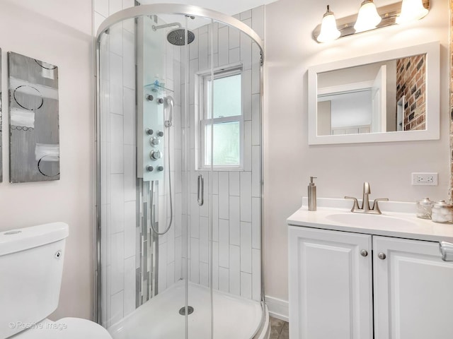 18731 John Ave, Country Club Hills, IL 60478 - bathroom featuring vanity and a shower stall
