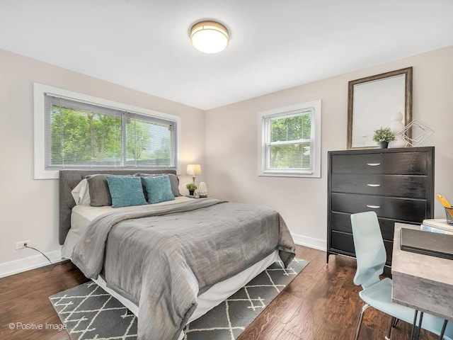 18731 John Ave, Country Club Hills, IL 60478 - bedroom with multiple windows and dark wood finished floors