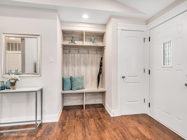 18731 John Ave, Country Club Hills, IL 60478 - mudroom with wood finished floors and recessed lighting