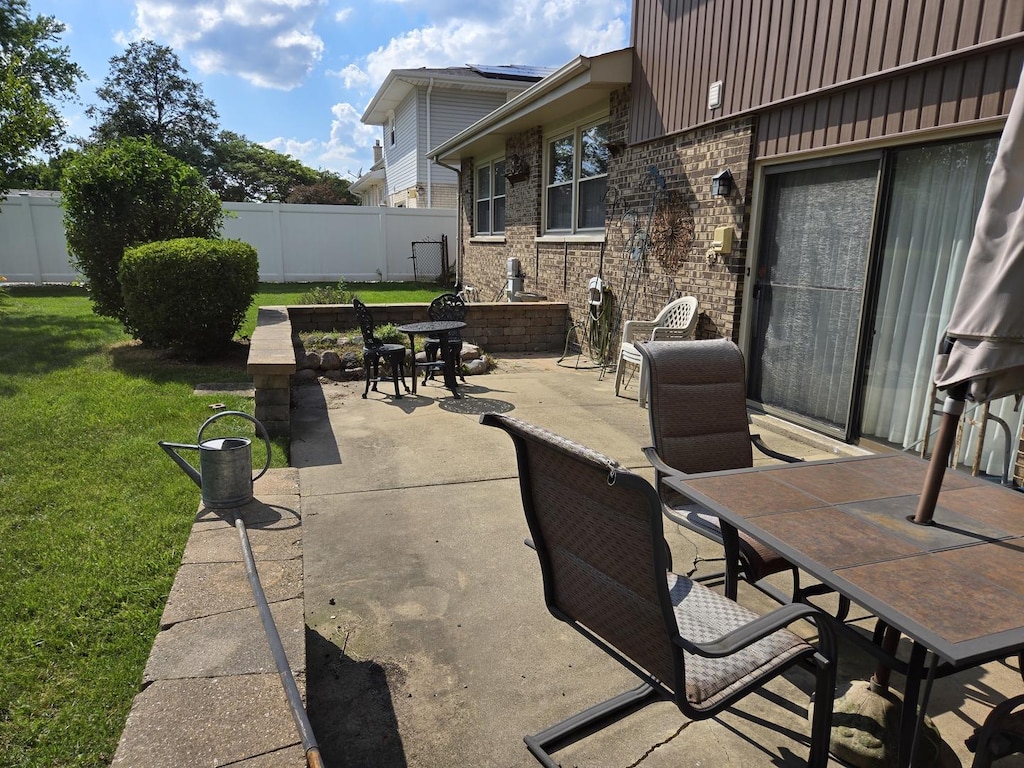 6305 157th St, Oak Forest, IL 60452 - view of patio / terrace featuring outdoor dining space