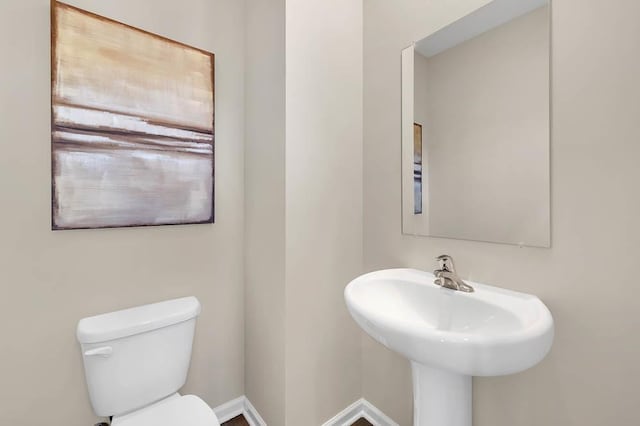 13717 S Sanibel St, Plainfield, IL 60544 - half bath with toilet and a sink