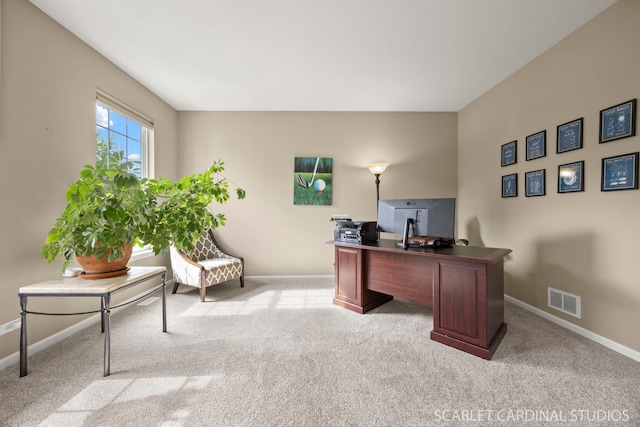 854 Preston Ln, Oswego, IL 60543 - office featuring baseboards and carpet flooring