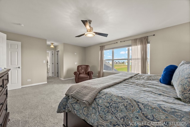 854 Preston Ln, Oswego, IL 60543 - bedroom featuring carpet and a ceiling fan