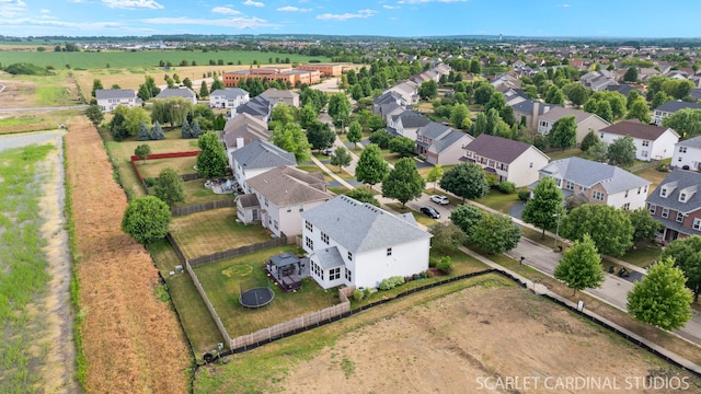 854 Preston Ln, Oswego, IL 60543 - aerial perspective of suburban area