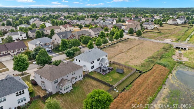 854 Preston Ln, Oswego, IL 60543 - aerial perspective of suburban area