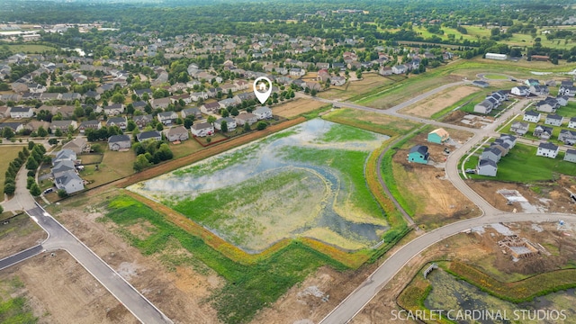 854 Preston Ln, Oswego, IL 60543 - view of property location featuring nearby suburban area and a large body of water